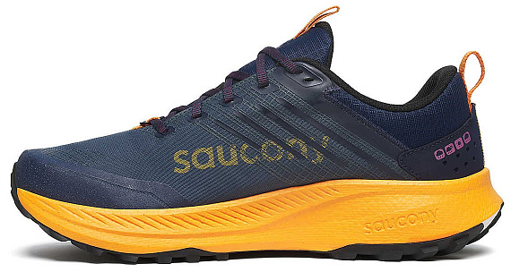 Кроссовки мужские Saucony Ride Tr2 Gtx Navy/Peel - Фото 3 большая