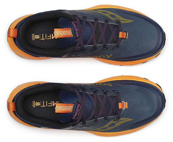 Кроссовки мужские Saucony Ride Tr2 Gtx Navy/Peel - Фото 5 большая