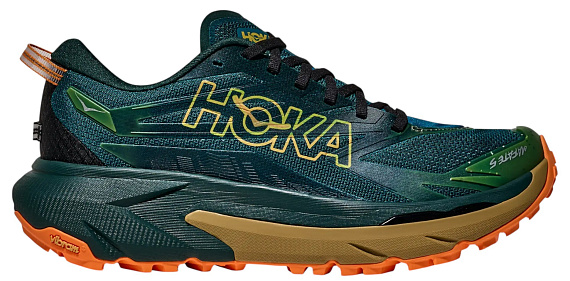Кроссовки мужские Hoka Mafate 5 Tidal Wave/Mustard Seed - Фото 1 большая