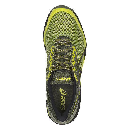 Кроссовки мужские ASICS Gel-FujiTrabuco 6 Sulphur Spring/Black/Four Leaf Clover - Фото 7 большая
