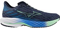 Кроссовки мужские Mizuno Wave Rider 28 VintageIndigo/NeoMint/FrontBlu