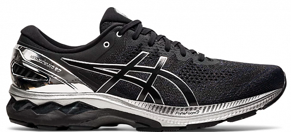 Кроссовки мужские ASICS Gel-Kayano 27 Platinum Black/Pure Silver - Фото 1 большая