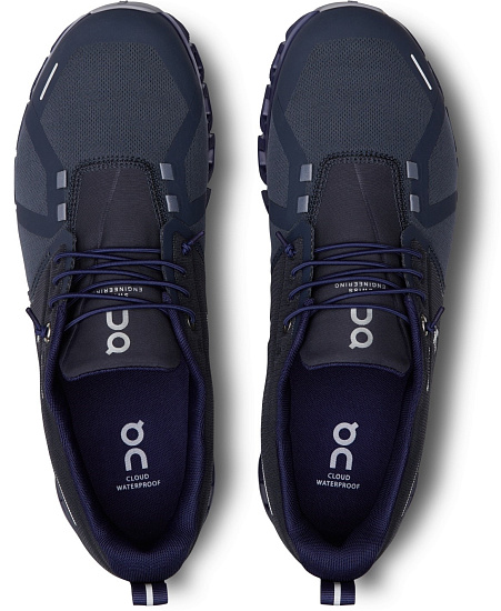 Кроссовки мужские On Cloud 5 Waterproof Navy Ink - Фото 4 большая