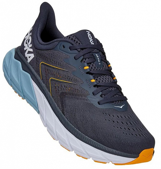 Кроссовки мужские Hoka Arahi 5 Ombre Blue/Blue Fog - Фото 1 большая
