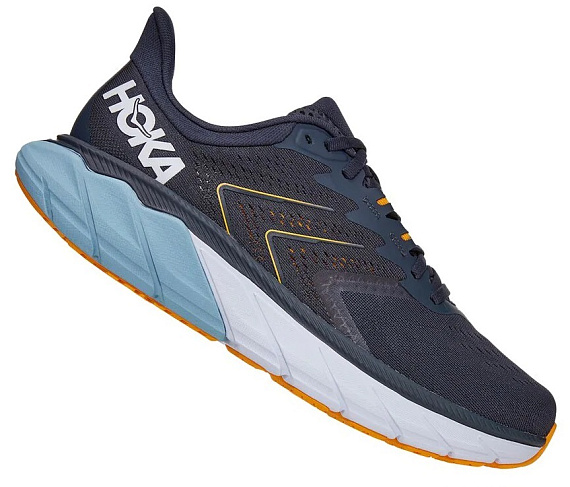 Кроссовки мужские Hoka Arahi 5 Ombre Blue/Blue Fog - Фото 3 большая