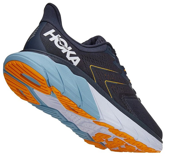 Кроссовки мужские Hoka Arahi 5 Ombre Blue/Blue Fog - Фото 4 большая