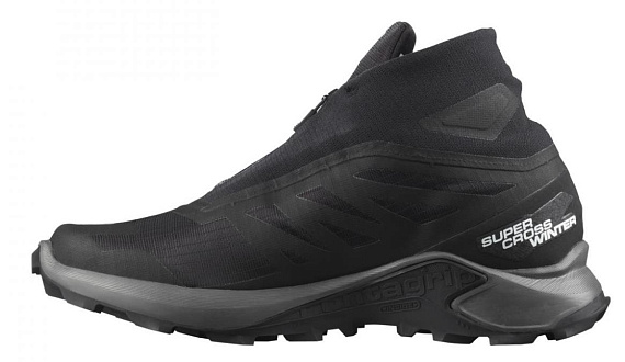 Кроссовки мужские Salomon Supercross Winter CSWP Black/Mgn - Фото 2 большая