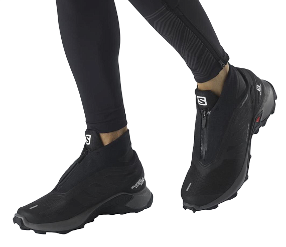 Кроссовки мужские Salomon Supercross Winter CSWP Black/Mgn - Фото 6 большая