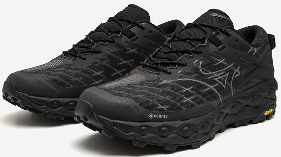 Кроссовки Mizuno Wave Mujin Ls Gtx Black/Quiet Shade/Black Sand - Фото 2 большая