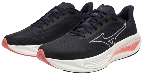 Кроссовки мужские Mizuno Neo Cosmo Baritone Blue/Snow White/Strik - Фото 9 большая