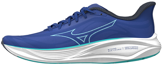 Кроссовки мужские Mizuno Neo Cosmo Deep Abyss/TanagerTurquoise/FE - Фото 3 большая