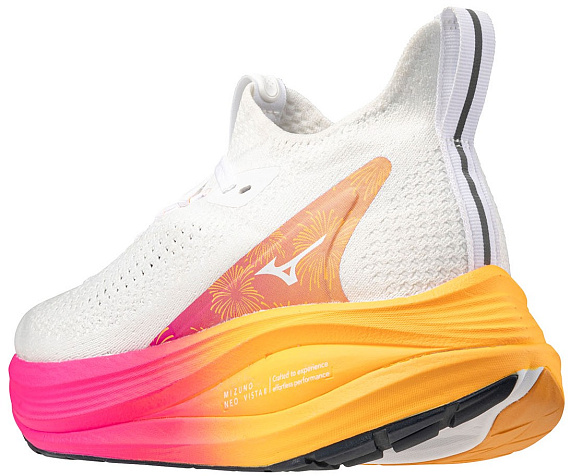 Кроссовки Mizuno Neo Vista 2 White/White/Pink Tetra - Фото 6 большая
