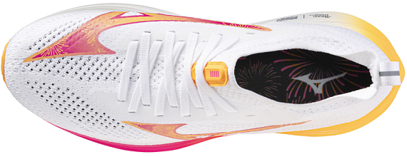 Кроссовки Mizuno Neo Zen White/Tang Orange/Pink Tetra - Фото 6 большая
