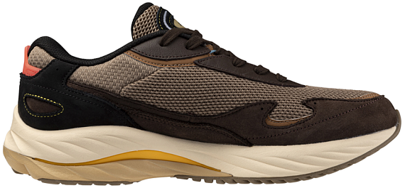 Кроссовки Mizuno Wave Rider Β Fossil/Black/Mole - Фото 4 большая