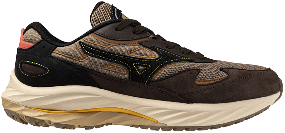 Кроссовки Mizuno Wave Rider Β Fossil/Black/Mole - Фото 1 большая