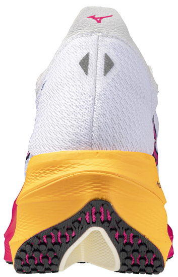 Кроссовки Mizuno Wave Rebellion Pro 3 White/Pink Tetra/Tang Orange - Фото 5 большая