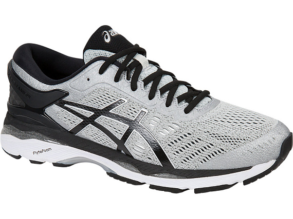 Кроссовки мужские ASICS Gel-Kayano 24 Silver/Black/Mid Grey - Фото 2 большая