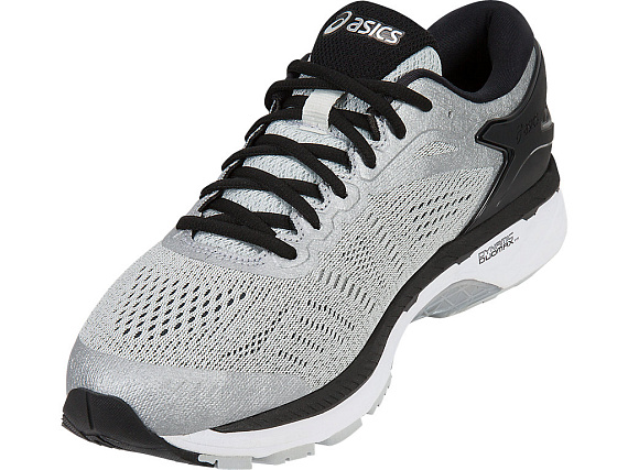 Кроссовки мужские ASICS Gel-Kayano 24 Silver/Black/Mid Grey - Фото 3 большая