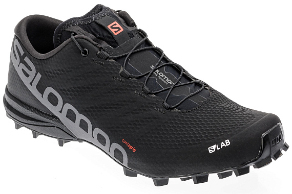 Кроссовки Salomon S-Lab Speed 2 Black/Racing Red/White - Фото 6 большая
