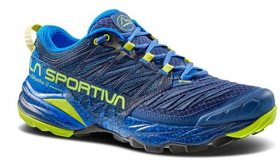 Кроссовки мужские La Sportiva Akasha II Storm Blue/Lime Punch - Фото 2 большая