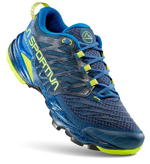 Кроссовки мужские La Sportiva Akasha II Storm Blue/Lime Punch - Фото 4 большая