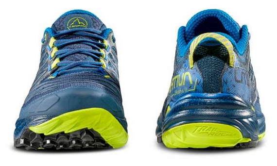 Кроссовки мужские La Sportiva Akasha II Storm Blue/Lime Punch - Фото 6 большая
