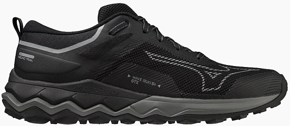 Кроссовки мужские Mizuno Wave Ibuki 4 Gtx Black/Mgray/Dshadow - Фото 1 большая