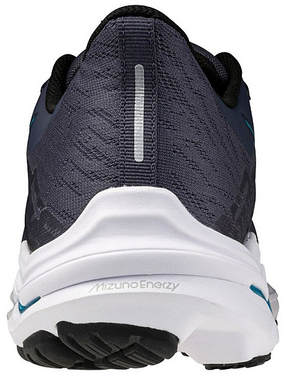 Кроссовки мужские Mizuno Wave Equate 9 Odyssey Gray/Capri Breeze/Black - Фото 4 большая