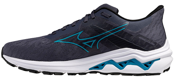 Кроссовки мужские Mizuno Wave Equate 9 Odyssey Gray/Capri Breeze/Black - Фото 5 большая