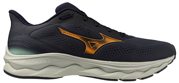 Кроссовки мужские Mizuno Wave Serene 2 Gtx India Ink/Tangelo/Ice Green - Фото 1 большая