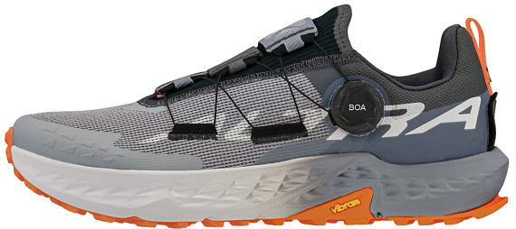 Кроссовки мужские Altra Timp 5 Boa Gray/Orange - Фото 2 большая