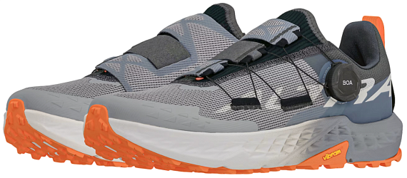 Кроссовки мужские Altra Timp 5 Boa Gray/Orange - Фото 5 большая