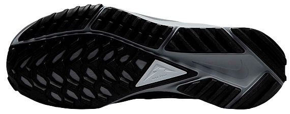Кроссовки мужские Nike React Pegasus Trail 4 Black/Aura-Dark Grey-Wolf Grey - Фото 6 большая