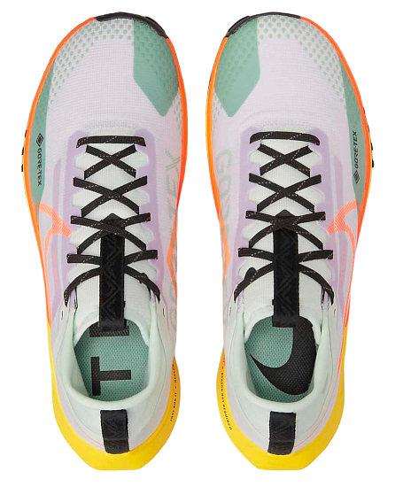 Кроссовки мужские Nike React Pegasus Trail 4 Gtx Barely Grape/Total Orange-Barely Green - Фото 4 большая
