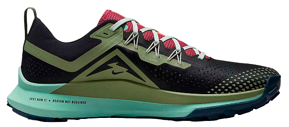 Кроссовки мужские Nike React Pegasus Trail 4 Black/Alligator-Canyon Rust-Mint Foam - Фото 2 большая