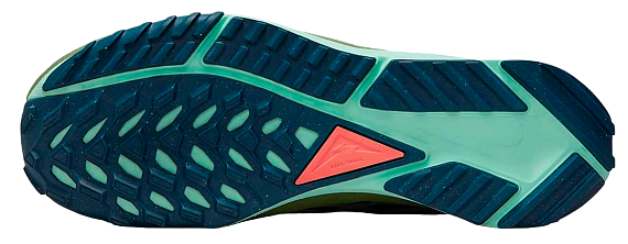 Кроссовки мужские Nike React Pegasus Trail 4 Black/Alligator-Canyon Rust-Mint Foam - Фото 6 большая
