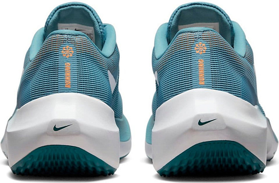 Кроссовки мужские Nike Zoom Fly 5 Cerulean/White-Bright Spruce-Peach Cream - Фото 4 большая