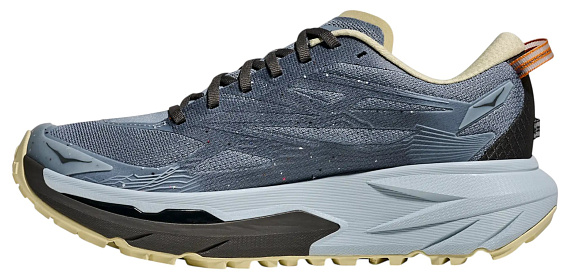 Кроссовки мужские Hoka Mafate 5 Mineral Blue/Washed Blue - Фото 8 большая