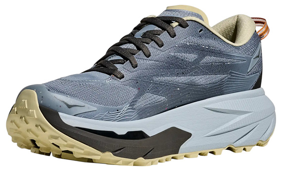 Кроссовки мужские Hoka Mafate 5 Mineral Blue/Washed Blue - Фото 3 большая