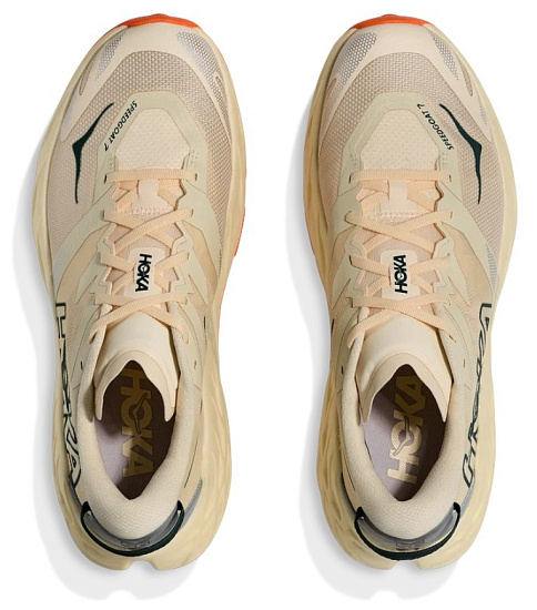 Кроссовки мужские Hoka Speedgoat 7 Vintage Yellow/Turmeric - Фото 3 большая