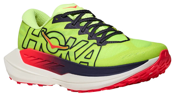 Кроссовки мужские Hoka Rocket X Trail Neon Yuzu/Neon Flame - Фото 6 большая