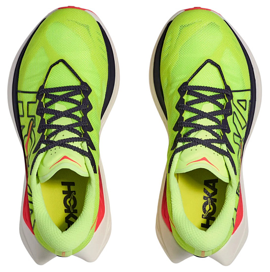 Кроссовки мужские Hoka Rocket X Trail Neon Yuzu/Neon Flame - Фото 2 большая