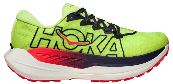 Кроссовки мужские Hoka Rocket X Trail Neon Yuzu/Neon Flame - Фото 1 большая