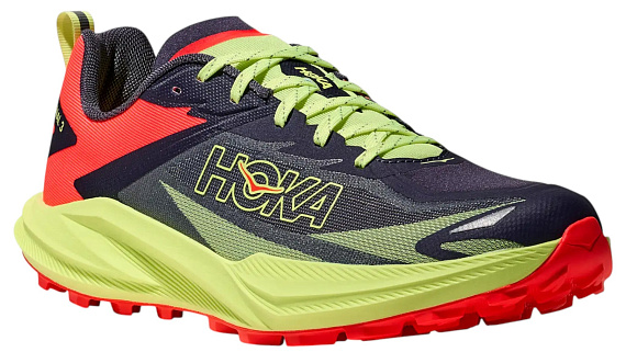 Кроссовки мужские Hoka Zinal 3 Squid Ink/Neon Yuzu - Фото 6 большая