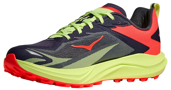 Кроссовки мужские Hoka Zinal 3 Squid Ink/Neon Yuzu - Фото 3 большая