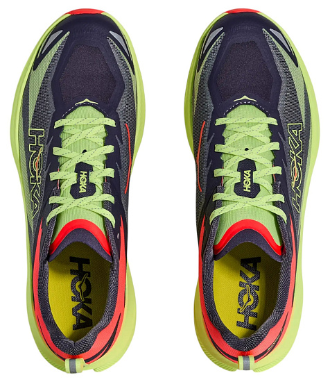 Кроссовки мужские Hoka Zinal 3 Squid Ink/Neon Yuzu - Фото 2 большая