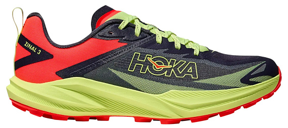 Кроссовки мужские Hoka Zinal 3 Squid Ink/Neon Yuzu - Фото 1 большая