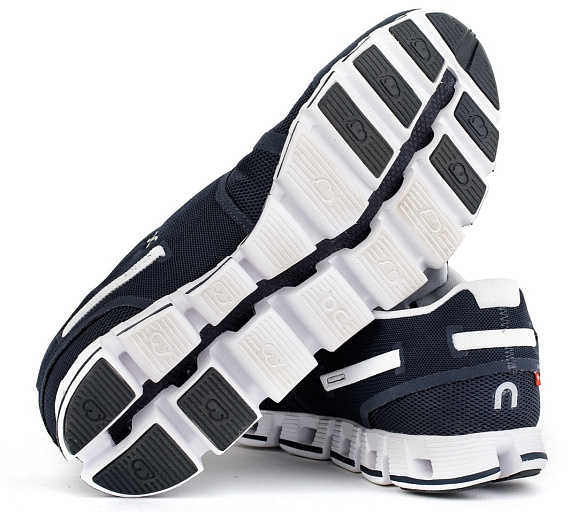 Кроссовки мужские On Cloud Navy/White - Фото 4 большая