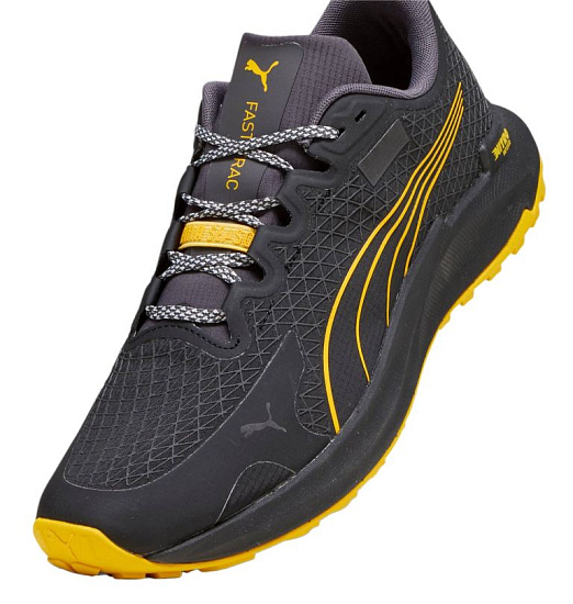 Кроссовки мужские Puma Fast-Trac Nitro Gtx Black/Yellow Sizzle - Фото 4 большая