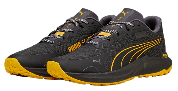 Кроссовки мужские Puma Fast-Trac Nitro Gtx Black/Yellow Sizzle - Фото 5 большая